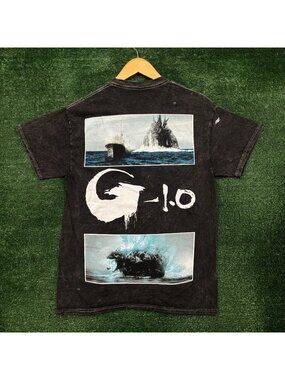 Godzilla King of Monsters G-1.0 Mineral Wash T-Shirt Size Medium